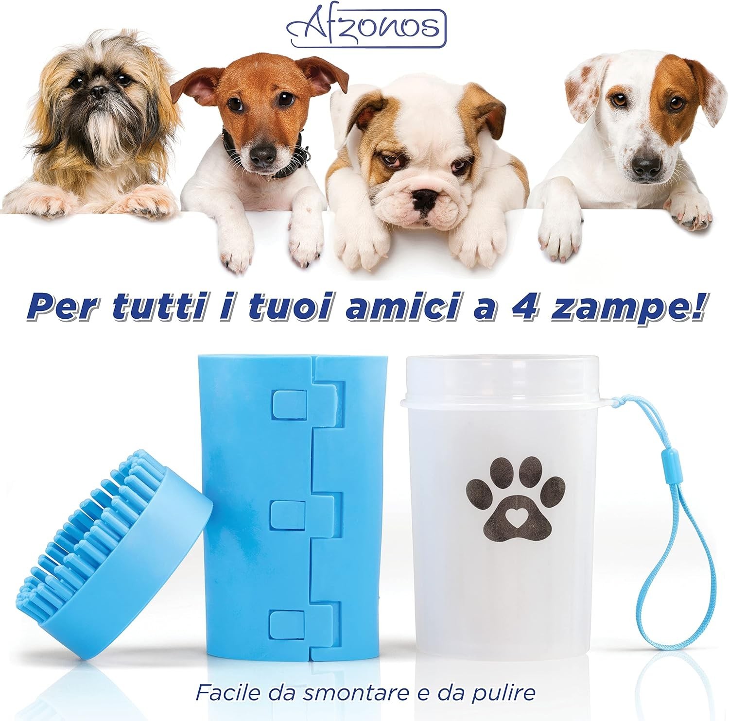 Accessori per Cani, Lava Zampe, Pulisci Cane Taglia Media E Piccola. foto 5