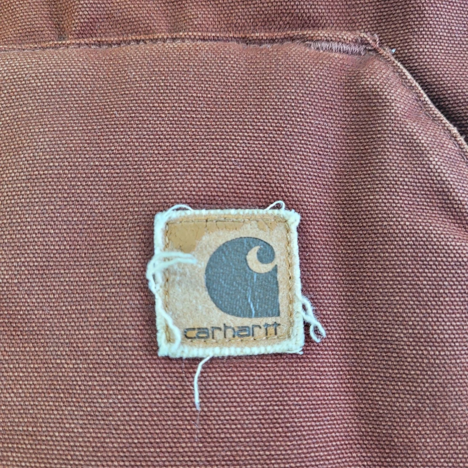 Carhartt Clay Duck Vest Mens Large Workwear Quilted Lined V02 Vintage 1079243 - Image 2 of 4