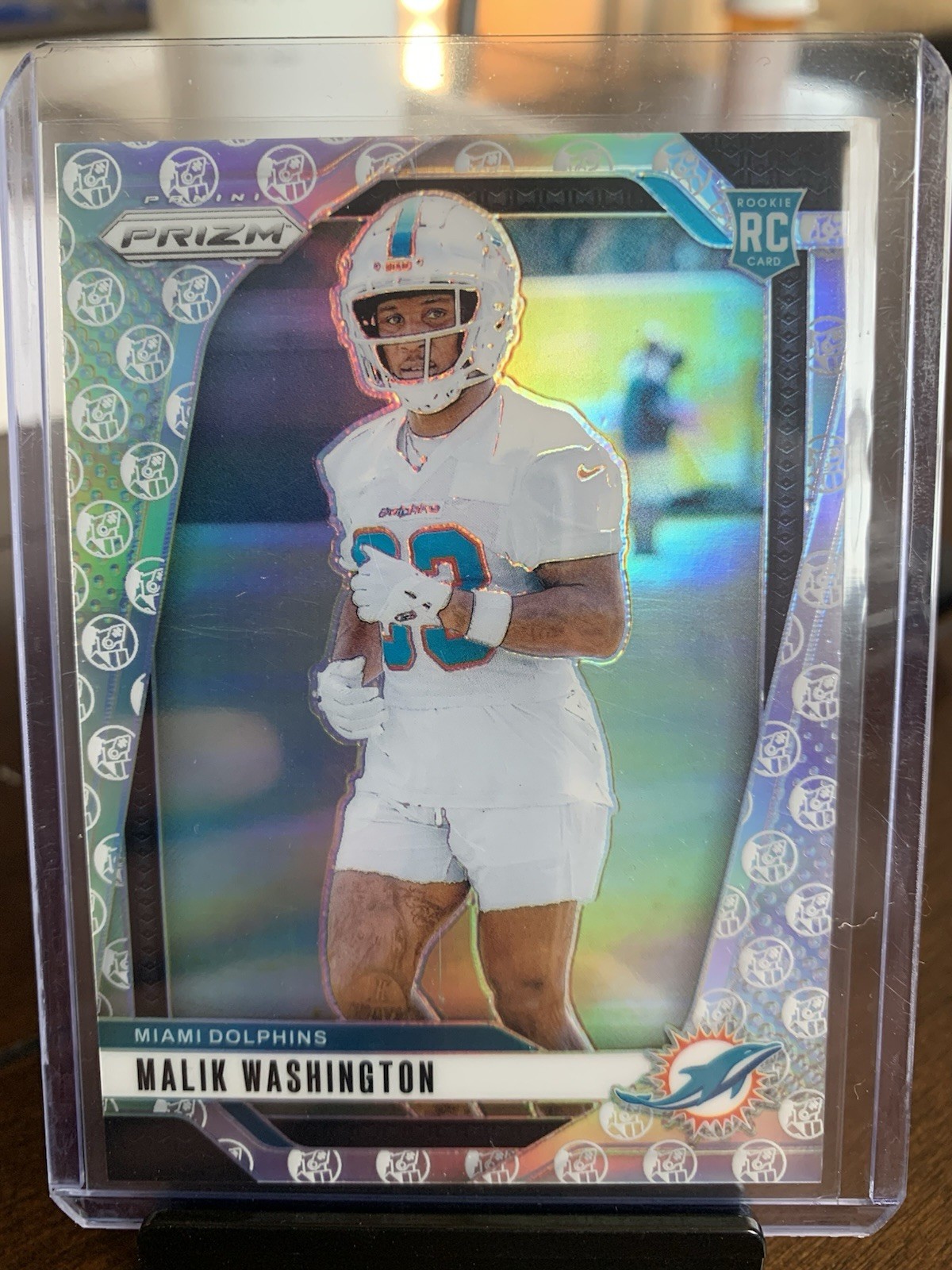 2024 Panini Prizm Rookies Malik Washington #371 White Knight Prizm /3 (RC)