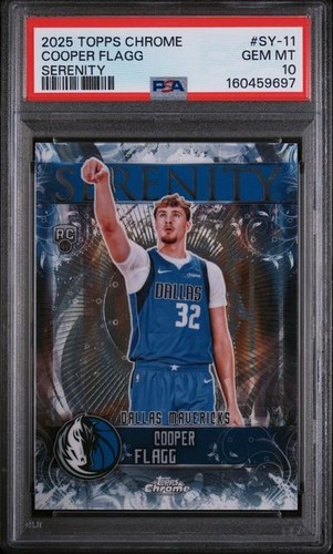Cooper Flagg #SY-11 2025 Topps Chrome Serenity card