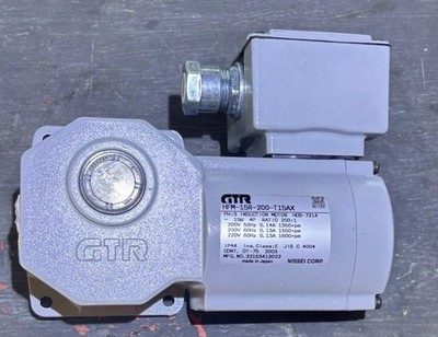 Nissei Corp GTR HFM-15R-200-T15AX Induction Motor