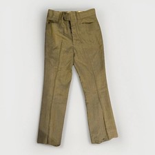 VINTAGE 1960s Levi  s Sta-Prest Young Men  s Slacks Olive Green ZIPPER BROKEN