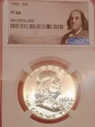 1962 Franklin Silver Half Dollar NGC PF 66