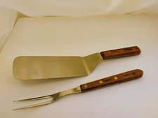 Dexter Set S8698 8X3 Griddle Grill BBQ Spatula and 13.5in Fork S2896 Factory2nd