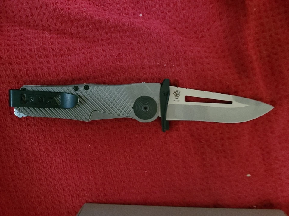 Cuchillo Plegable SOG Quake 3.5" Dos Tonos VG-10 Llamado Japonés Súper Acero. AUTÉNTICO Foto 3 de 3