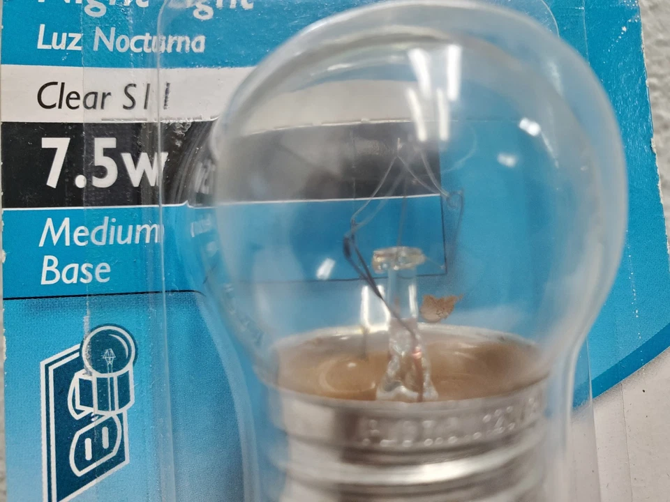Philips 7.5 W Night Light Bulb Clear S11 Medium Base 45 Lumens 120 V 2800K - 1pk - Image 4 of 4