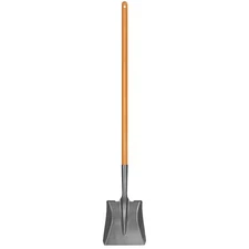 47 In. Wood Handle Carbon Steel Transfer Shovel