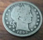 1895 Barber Quarter - Nice Circulated