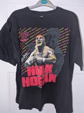 1991 Titan WWE WWF Hulk Hogan Tshirt X-Large Vintage 90s  Rare