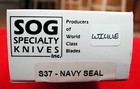 Vintage New in Original Box SOG SEAL M37 Knife Seki Japan SEAL NO SHEATH — photo 2