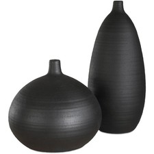 Uttermost 18277 Bower 18.5 X 8 inch Vases, Set of 2
