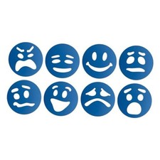 Emotion Tokens   Back to School SEL Stencil Kit for Kids, Reusable Emotion 