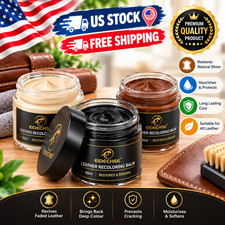 Leather Repair Kit Recoloring Balm Car Seat Sofa Couch Shoe Scratch Color Fix