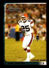 2003 BOWMAN BRIEFING CHRIS CROCKER Cleveland Browns #161