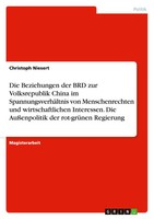 Die Beziehungen Der BRD Zur Volksrepublik China Im SpannungsverhäLtnis Von...