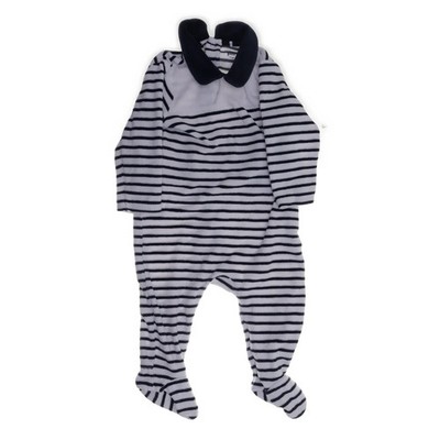 Elle Est Ou La Mer, Freizeit Overall, Größe: 71, Weiß/Schwarz, Streifen #gLV