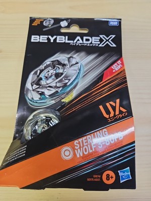 Beyblade X UX Sterling Wolf 3-80FB Takara Tomy Hasbro New