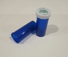 Prescription Medicine Vials 6 Dram GREEN-6 Pack-FREE SHIPPING-Pharmacy Grade