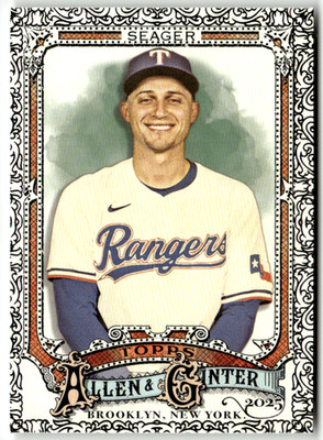 2025 Topps Allen & Ginter MLB No. 81 Corey Seager Filagree