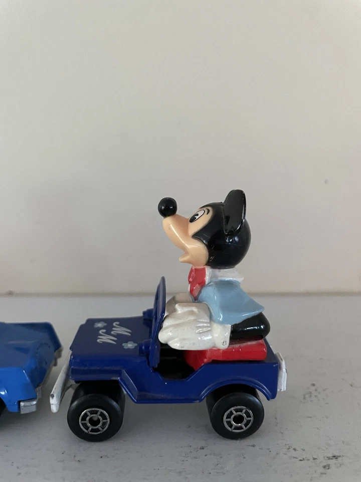 2 Matchbox Disney Series Lesney Mickey's Mail Jeep & Minnie Miniature Car EUC - Image 4 of 4