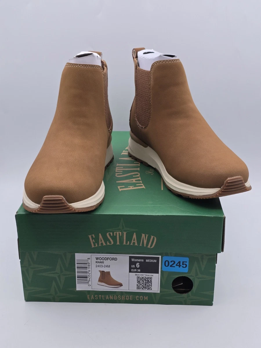 Eastland Leather Upper Low (1-1.9 in) Heel Height Boots for  display picture 1