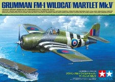 Tamiya 61126 1/48 Scale Model Aircraft Kit WWII Grumman FM-1 Wildcat Martlet V