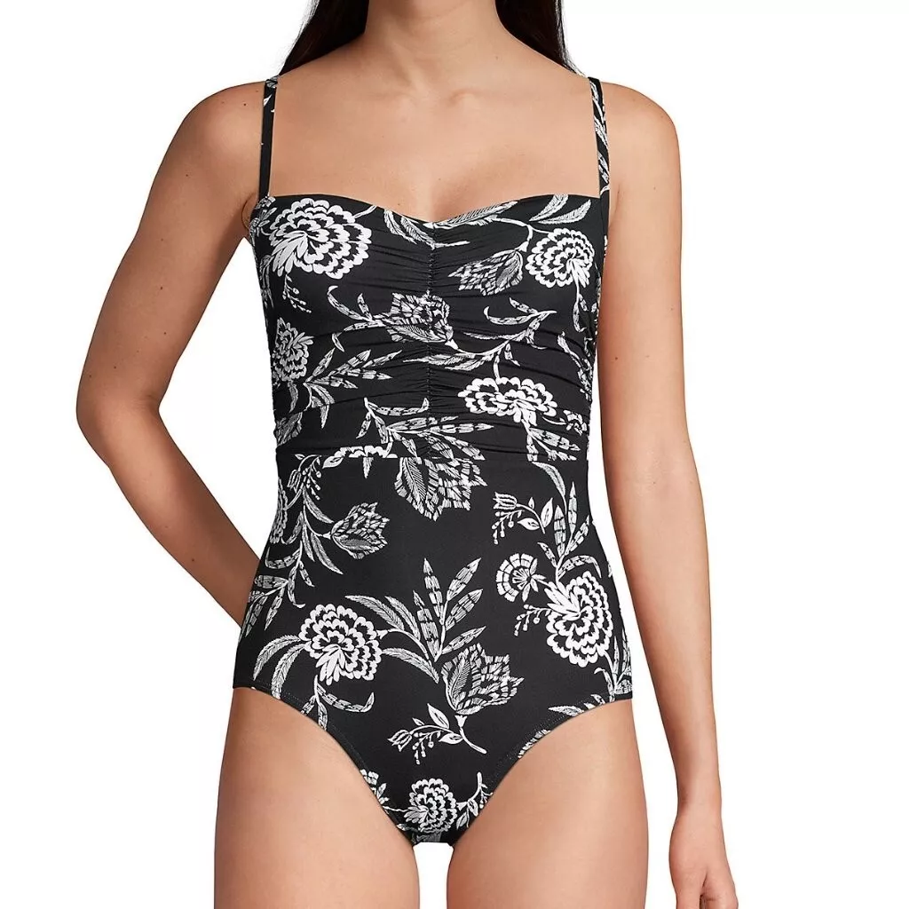 Lands end deals tummy control swimsuit