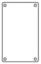 KILLARK FSBC, Device Box Cover, Blank, 1-Gang, Box Mount, Aluminum, 1pc