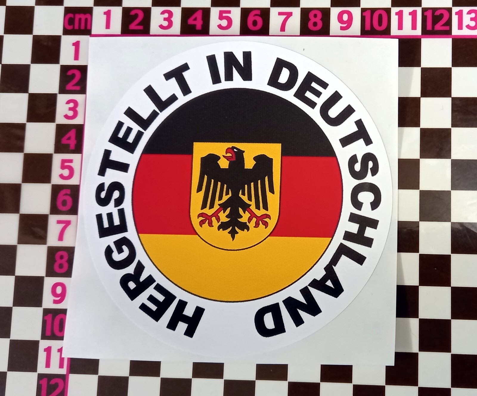 100mm Rond Made IN Germany Autocollant Oldtimer Klassik Autocollant