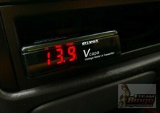 Pivot Volt Meter Gauge Voltage Stabilizer Cap Universal Car 4wd Turbo 12v