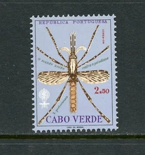 O991 Cape Verde  1962 insects malaria W.H.O. 1v. MNH