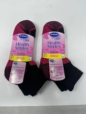 4 pairs Dr. Scholls Women's Tri-Zone Comfort ankle Sock Size 4-10 - Pink