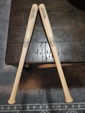 2 Louisville Slugger - Museum & Factory - 18" Mini Baseball Bats - Made in USA