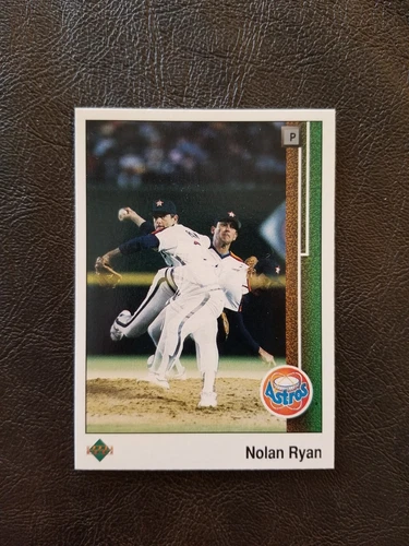 NOLAN RYAN 1989 UPPER DECK BASEBALL CARD #145 HOUSTON ASTROS