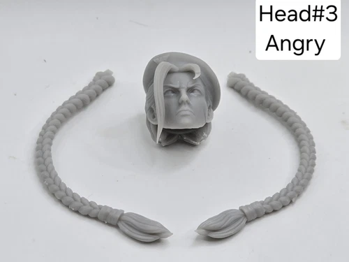 3d Printed Video Game SF CAMMY HEAD #3 1:12 6" GI Joe Classified/Marvel Legend