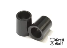 GRAIL GOLF NEW PREMIUM BLK TAPER TIP IRON FERRULES .355 .63" .540OD QUALITY LOT