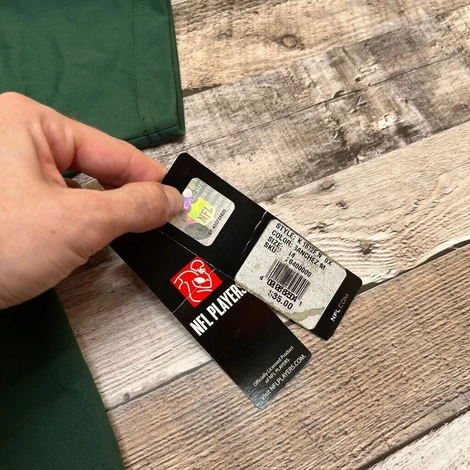 Camiseta deportiva de fútbol americano de la NFL verde medio de Mark Sanchez juvenil New York Jets Foto 4 de 4