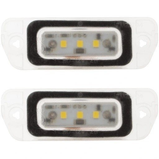 Éclairair arrière 2 LED Mercedes W164 GL X164 de finition premium étanche en verre acrylique
