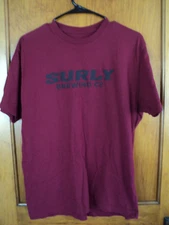 Surly Brewing Co. T Shirt-size Large-Well Worn-Damaged