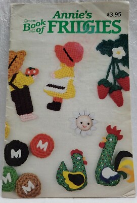 1983 Annie's BOOK OF FRIDGIES 16 Crochet Patterns+ by ANNIE'S PATTERN CLUB   2m9