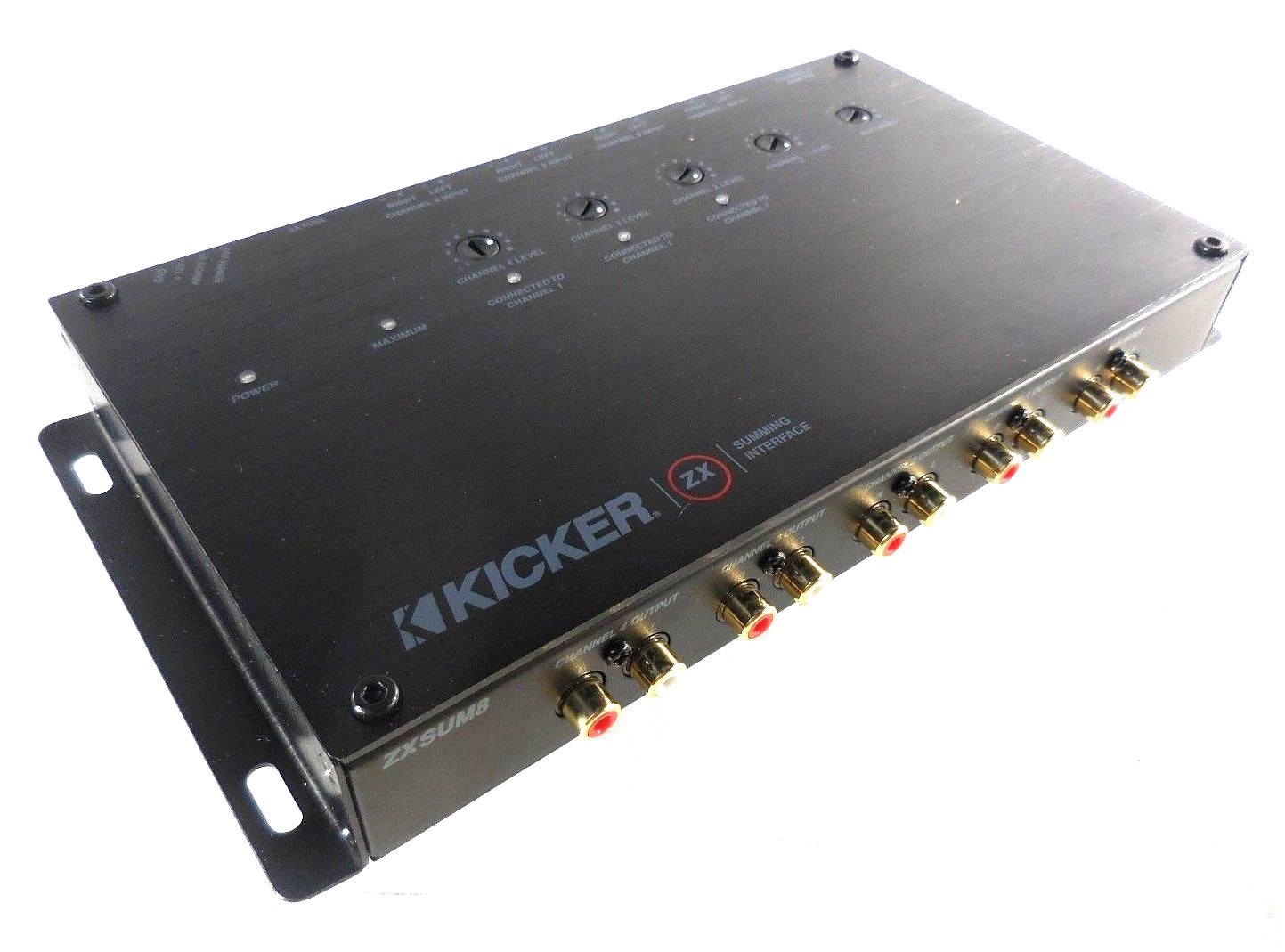 KICKER ZXSUM8 LineOut Converter For Most Vehicles UNTESTED! NO RETURN