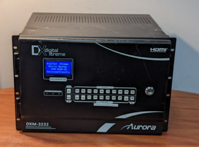 AURORA DXM-3232 MULTI-MEDIA DIGITAL EXTREME DIGITAL MATRIX SWITCHER 32X32.