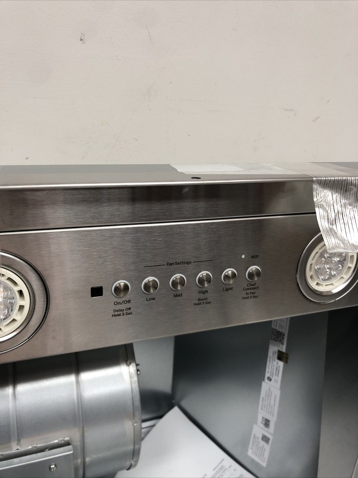 GE UVC9360SLSS 36" Smart Designer Custom Insert Range Hood w/ Dimmable