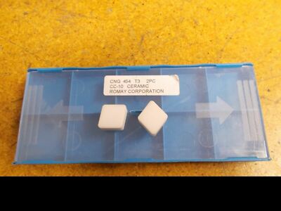 Romay Corporation CNG 454 T3 CC-10 Ceramic Inserts New (Lot of 2)