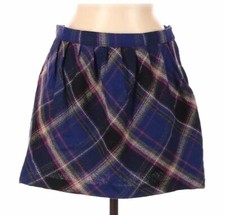 Old Navy Plaid Wool Skirt Sz 2