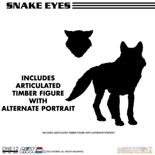 Mezco One 12 - Snake Eyes Deluxe Edition - G.I.Joe - Imagen 10 de 10