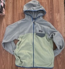 Kid  s PATAGONIA Full Zip Dual Color Hoodie, Size Large 12 