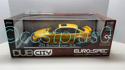 JADA DUB CITY BMW AC SCHNITZER S3 1:18 YELLOW EURO SPEC CC
