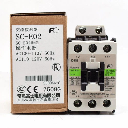Ein neues Fuji SC-E02 110VAC Magnetschütz SCE02 kostenloser Versand - Bild 1 von 2