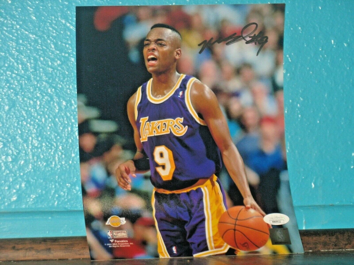 Nick Van Exel Los Angeles Lakers 8X10 Photo Reprint